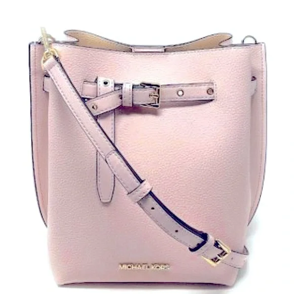 🎀HOST PICK🎀 • -NWT- Michael Kors Powder Blush Crossbody/ Shoulder Bucket Bag - Picture 3 of 8